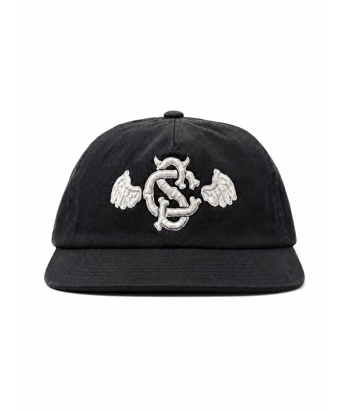 쉬미사운즈클럽(SHIMMY SOUNDS CLUB) EVIL 5P CAP [BLACK]