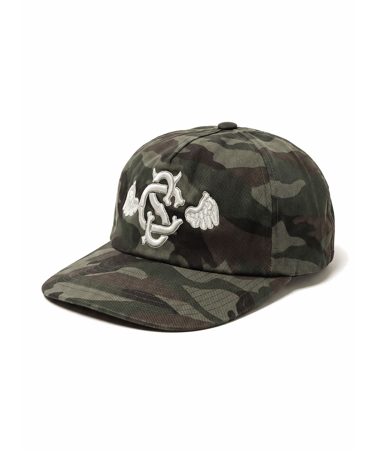 쉬미사운즈클럽(SHIMMY SOUNDS CLUB) EVIL 5P CAP [CAMO]