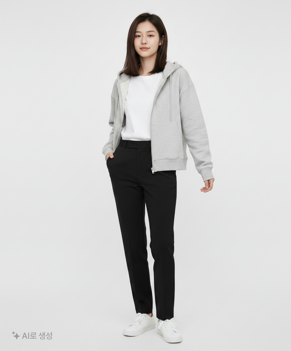 앨빈클로(ALVINCLO) 후드 집업 M