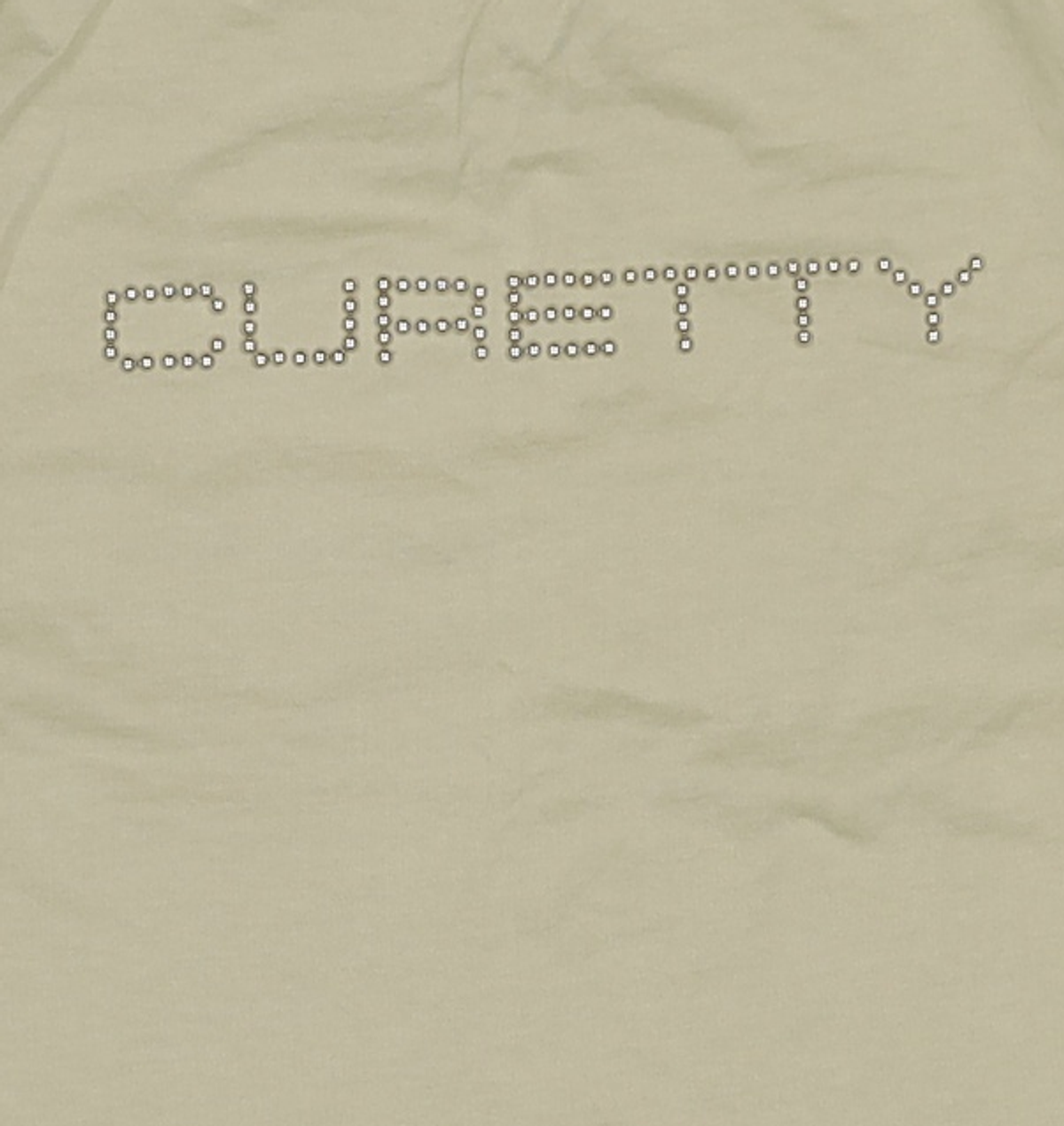 큐리티(CURETTY) C LOGO CONVEX T-SHIRT_KHAKI M