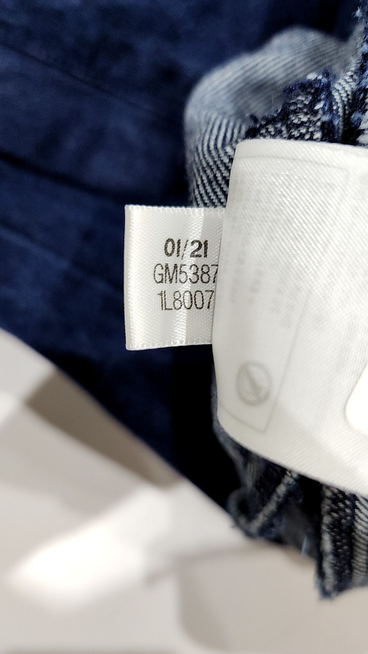 아디다스(ADIDAS) 프리미엄 데님 후디 - 네이비:블루 / GM5387 XS
