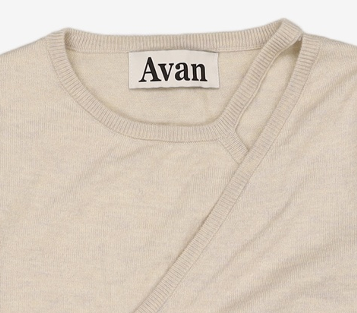 어반드레스(AVANDRESS) Annie Wrap Knit OATMEAL
