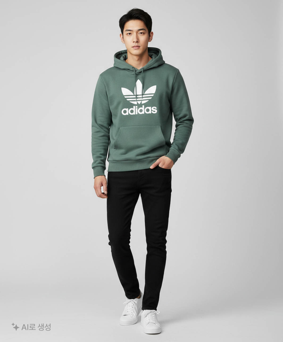 아디다스(ADIDAS) 트레포일 후디 HK7270 XXL