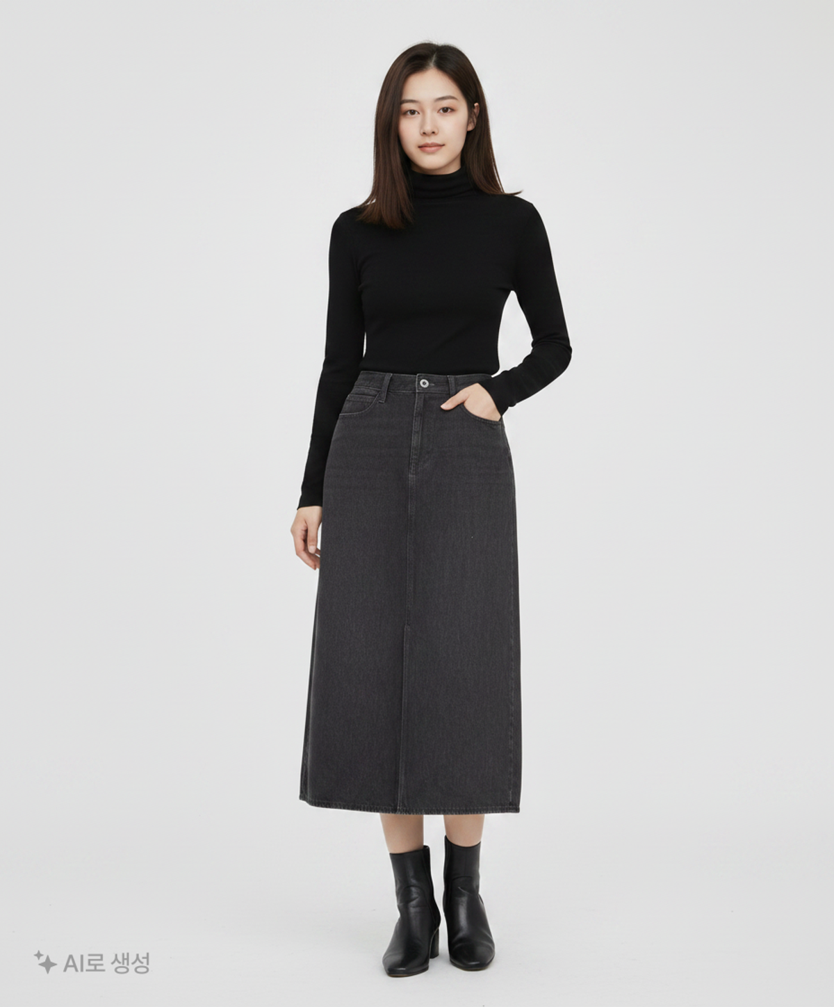 유니클로(UNIQLO) 롱스커트 70