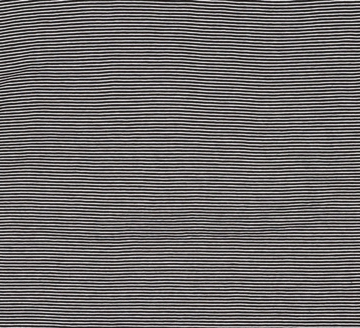 디애퍼처(THE APERTURE) Stripe Boxy TShirt  Black (TA5742A035) FREE
