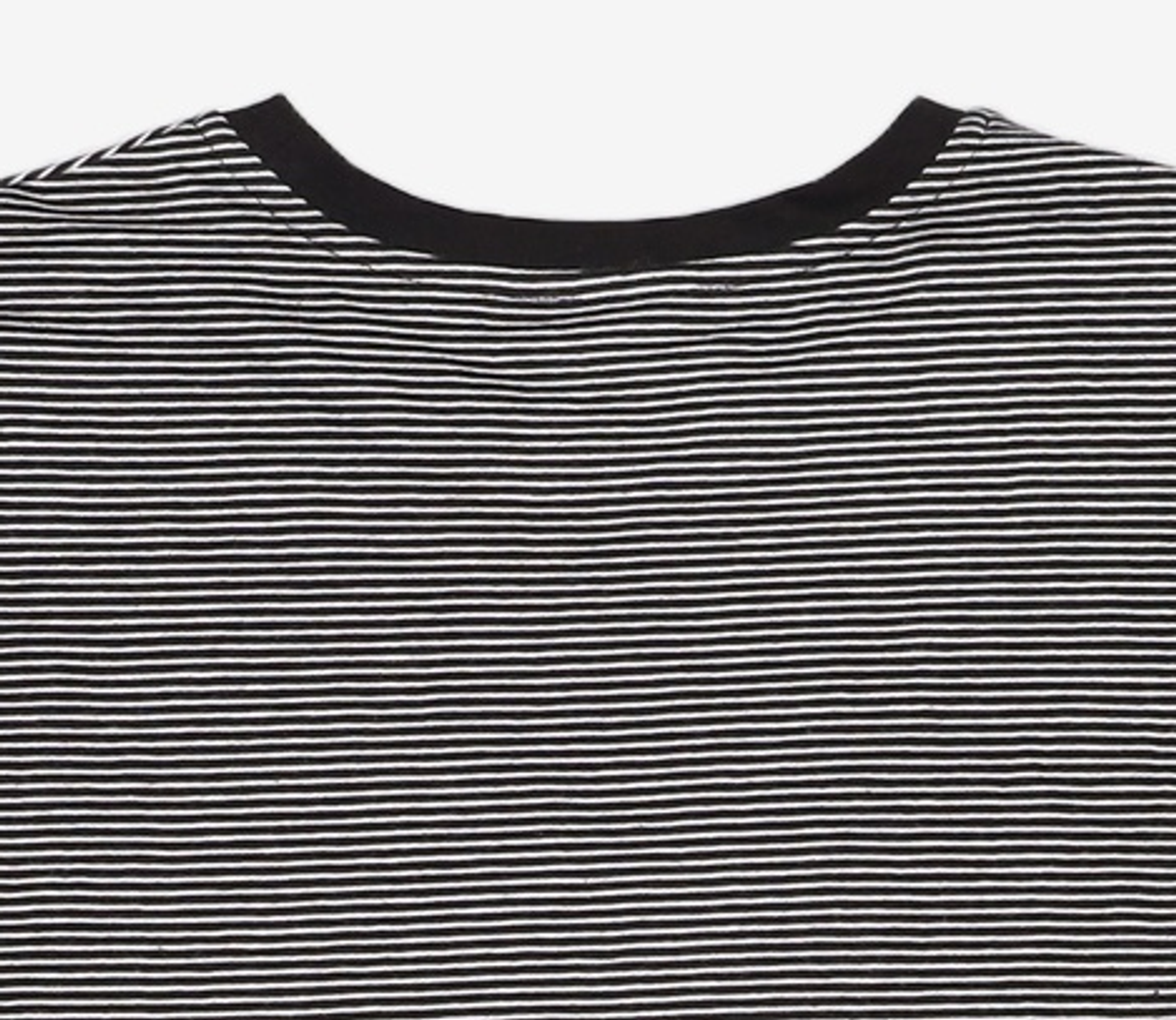 디애퍼처(THE APERTURE) Stripe Boxy TShirt  Black (TA5742A035) FREE
