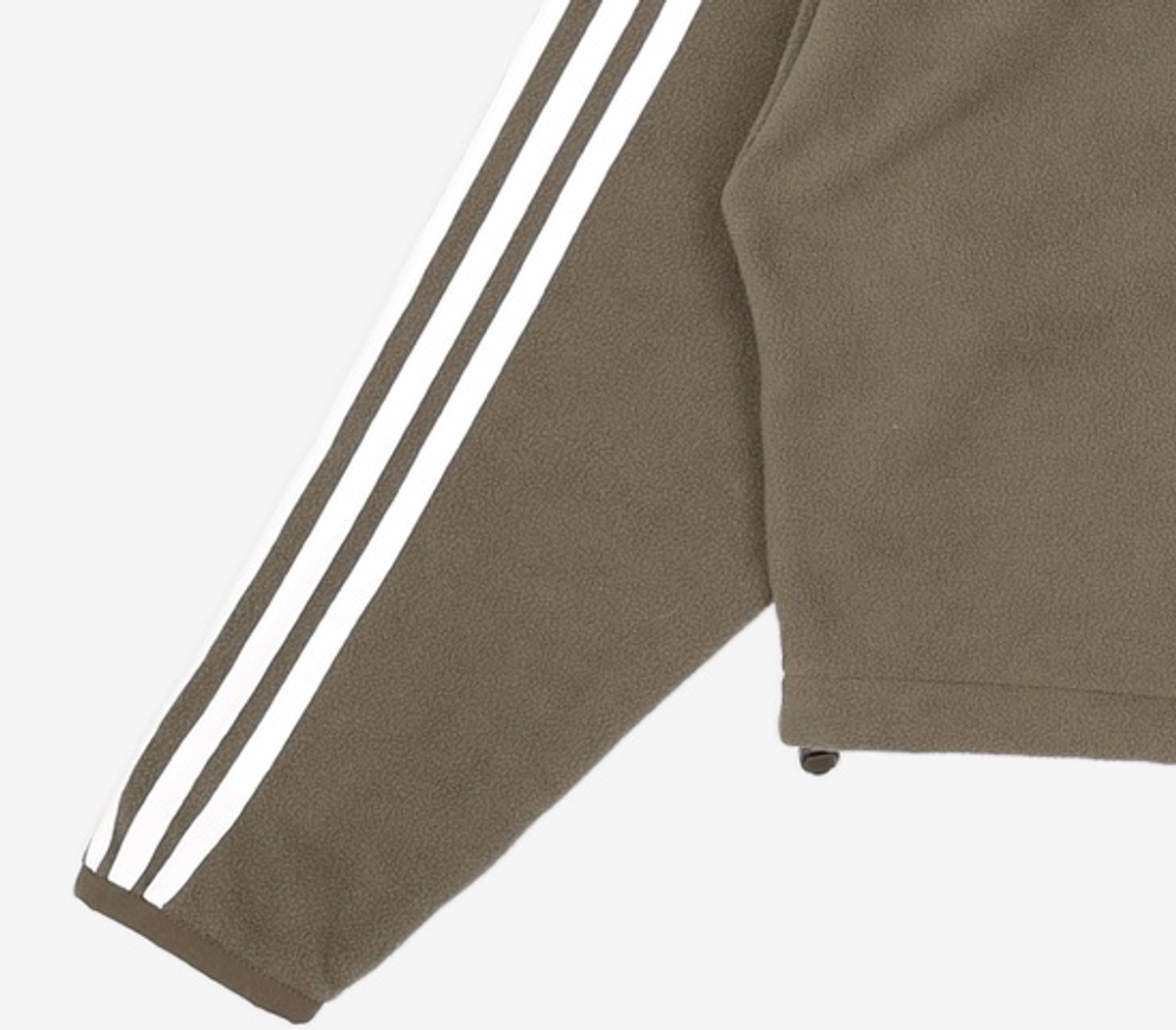 아디다스(ADIDAS) 폴라 플리스 반집업 스웨트셔츠 - 쉐도우올리브 / IW3164 XS