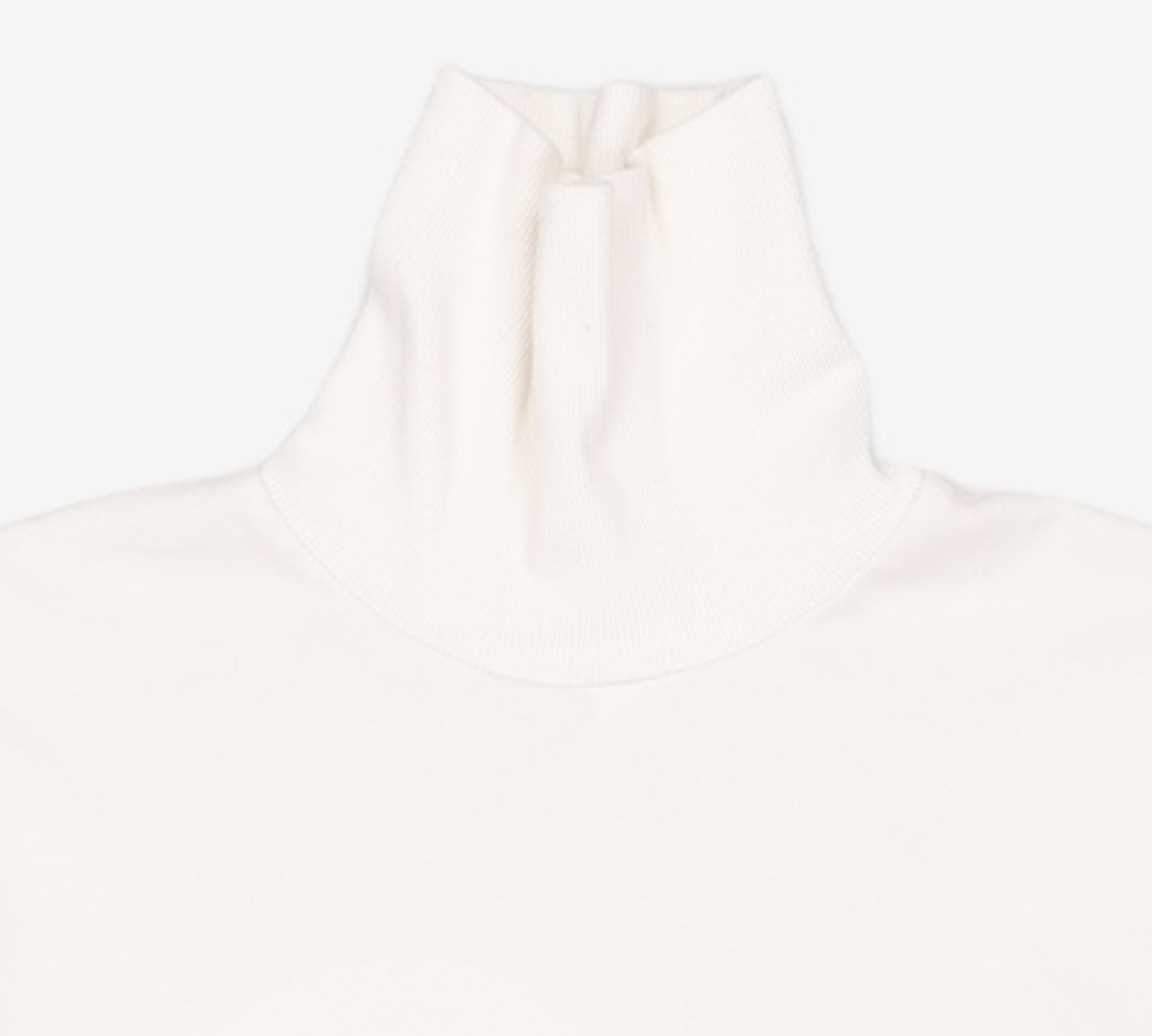 무신사 스탠다드(MUSINSA STANDARD) 폰테 터틀 넥 긴팔 티셔츠 [오프 화이트] S