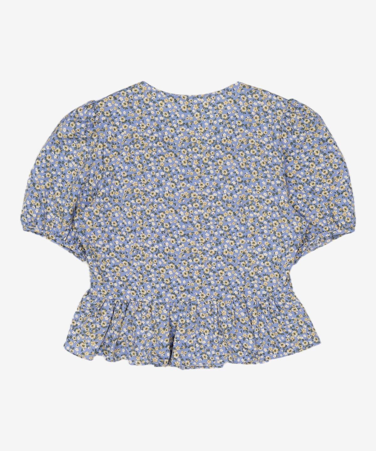 미쏘(MIXXO) 플라워 셔링 블라우스 MIWBWB77RG S