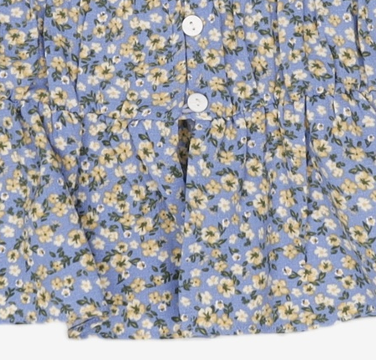 미쏘(MIXXO) 플라워 셔링 블라우스 MIWBWB77RG S