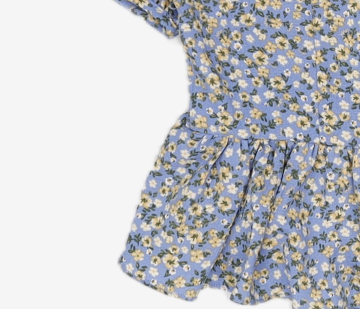 미쏘(MIXXO) 플라워 셔링 블라우스 MIWBWB77RG S
