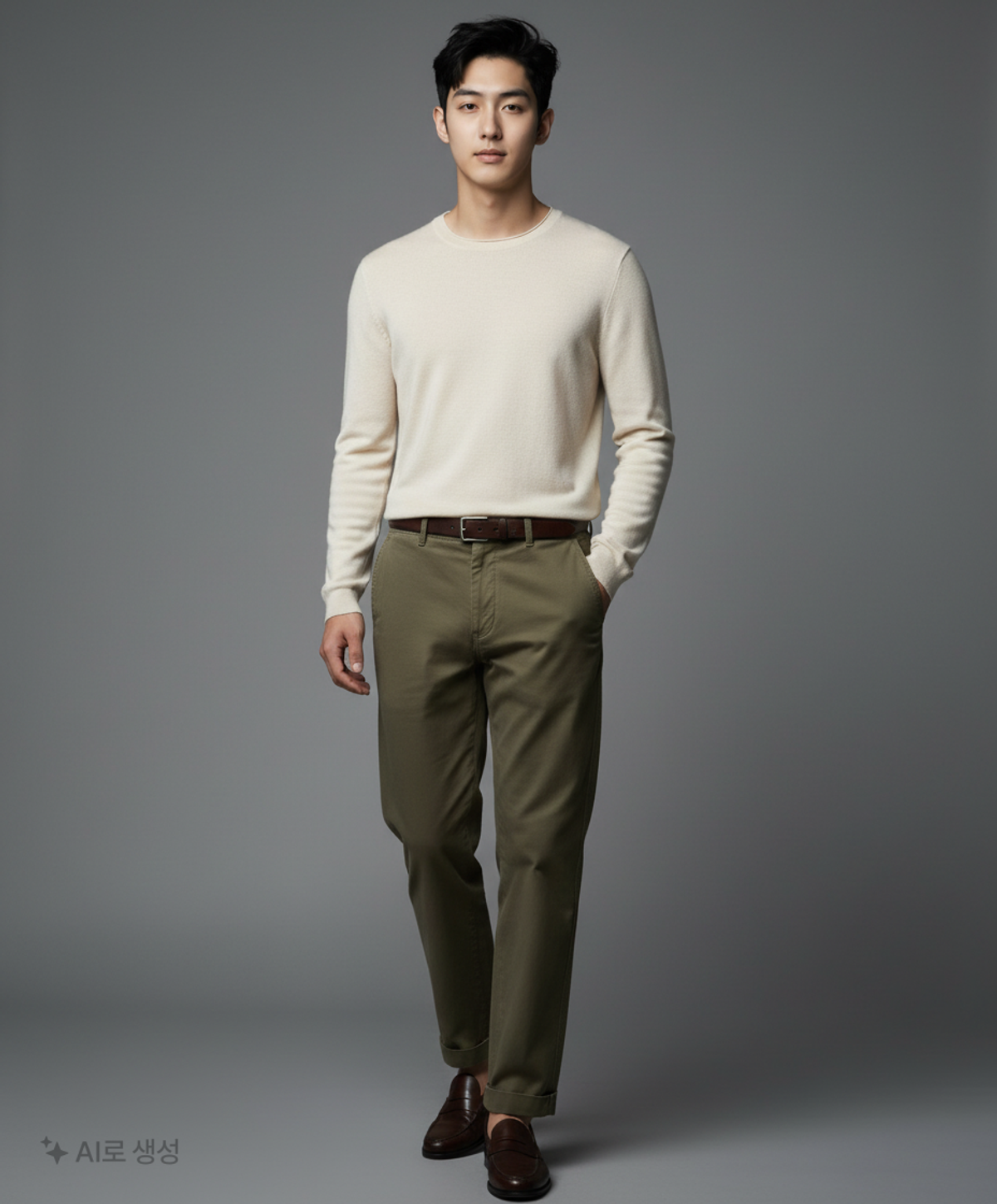 유니클로(UNIQLO) 코튼 팬츠 100
