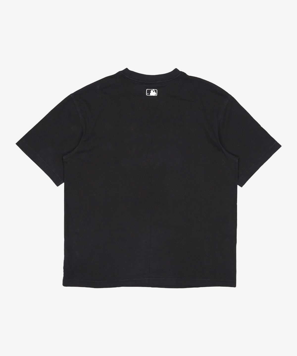 엠엘비(MLB) 베이직 레터링 오버핏 반팔 티셔츠 NY (Black) L