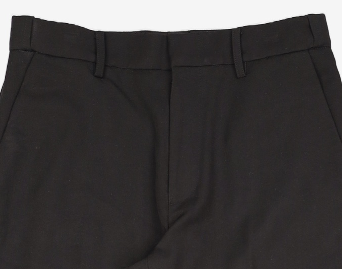 가먼트레이블(GARMENT LABLE) Hidden Banding Slacks - Black M