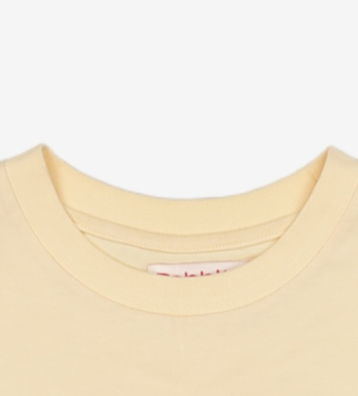 래비티 스포츠(RABBITTI SPORTS) RB Sports Logo Slim Fit T-Shirts Butter FREE