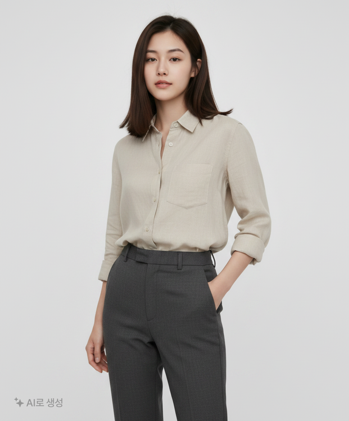 에이치앤엠(H&M) 캐주얼 셔츠 XS