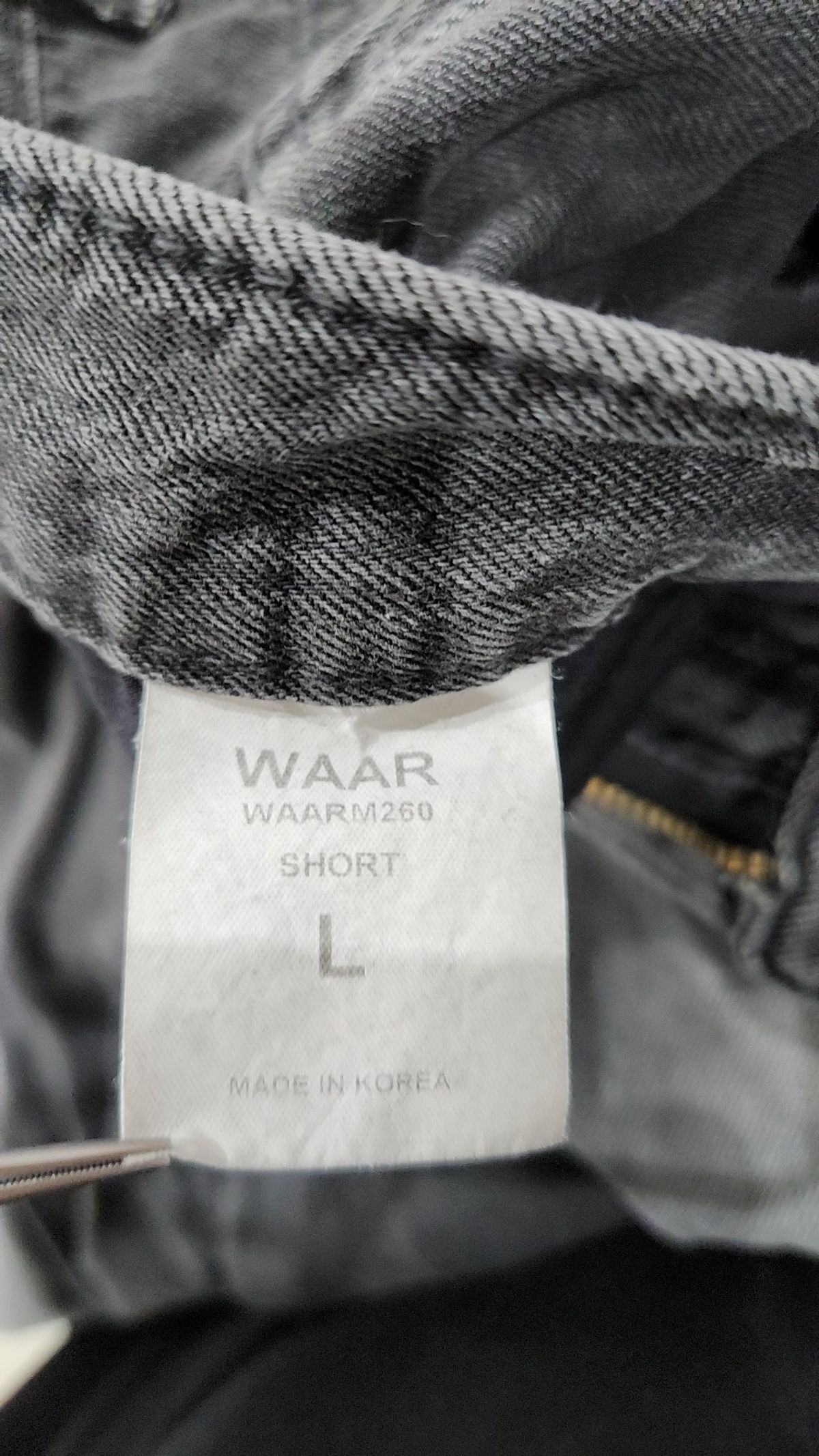 와르(WAAR) 청/데님 팬츠 L