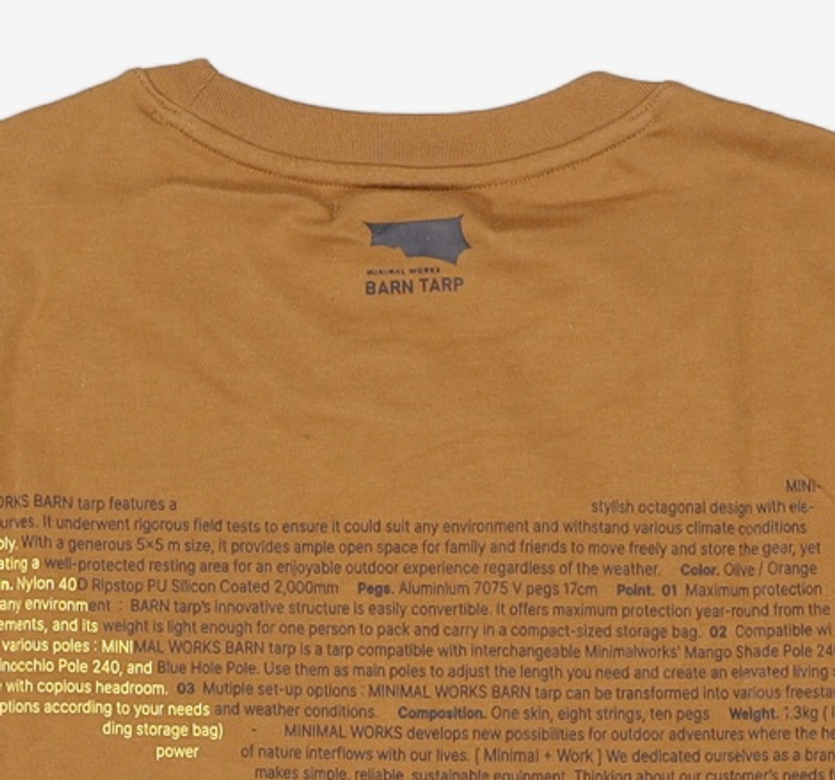 미니멀웍스 어패럴(MINIMALWORKS APPAREL) 반소매 티셔츠 XL
