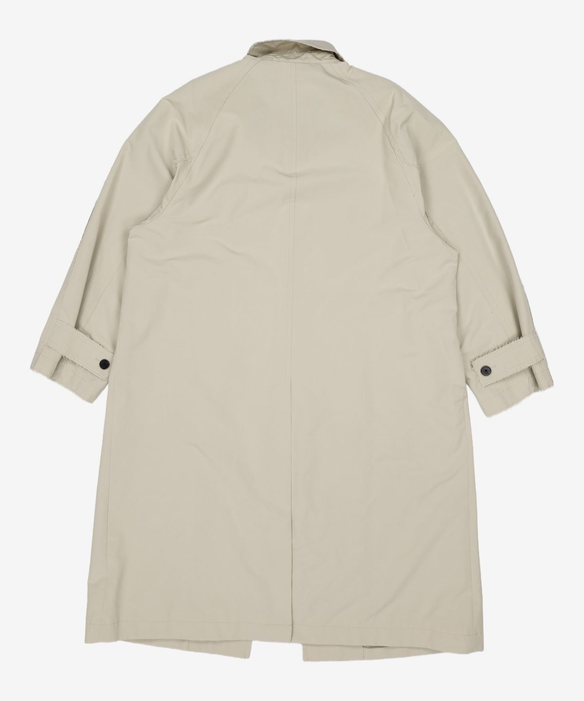 인사일런스(INSILENCE) 피그먼트 워시드 발마칸 코트 GREY BEIGE S