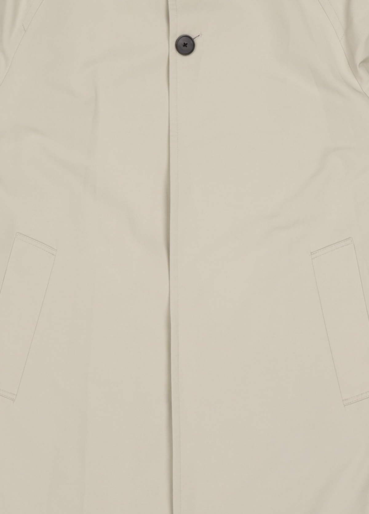 인사일런스(INSILENCE) 피그먼트 워시드 발마칸 코트 GREY BEIGE S