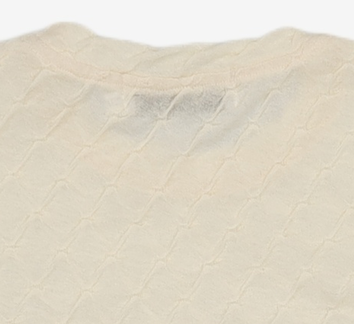 더 로켓(THE ROCKET) R TEXTURE T-SHIRT_CREAM S