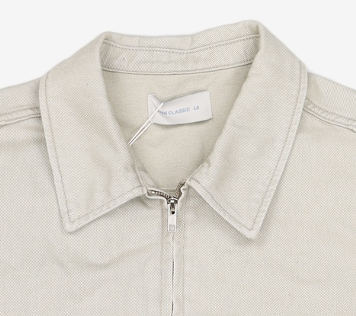 로우클래식(LOW CLASSIC) WASHED COTTON JACKET_BEIGE_LC243JP03BE M