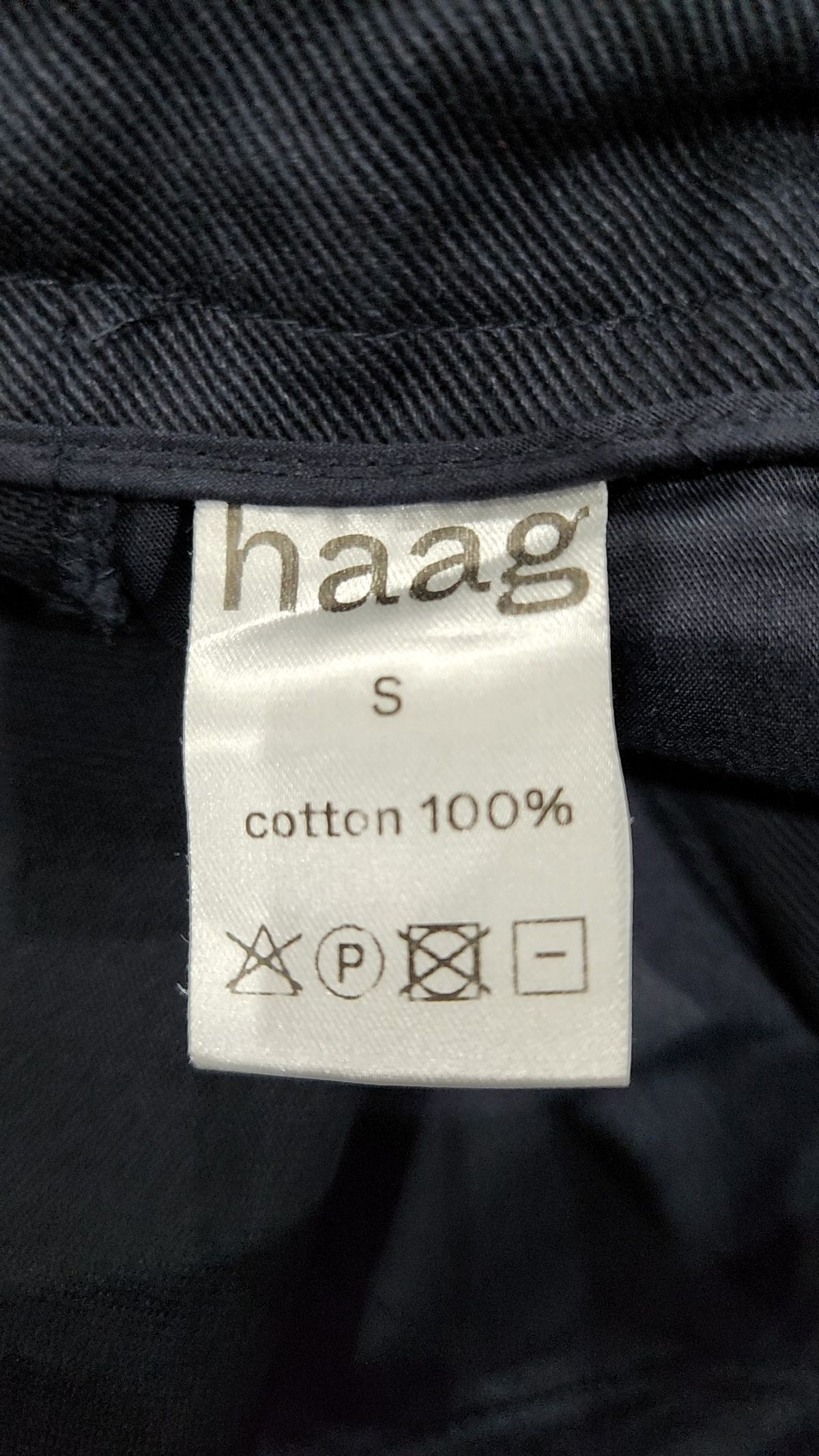 헤이그(HAAG) 코튼 팬츠 S