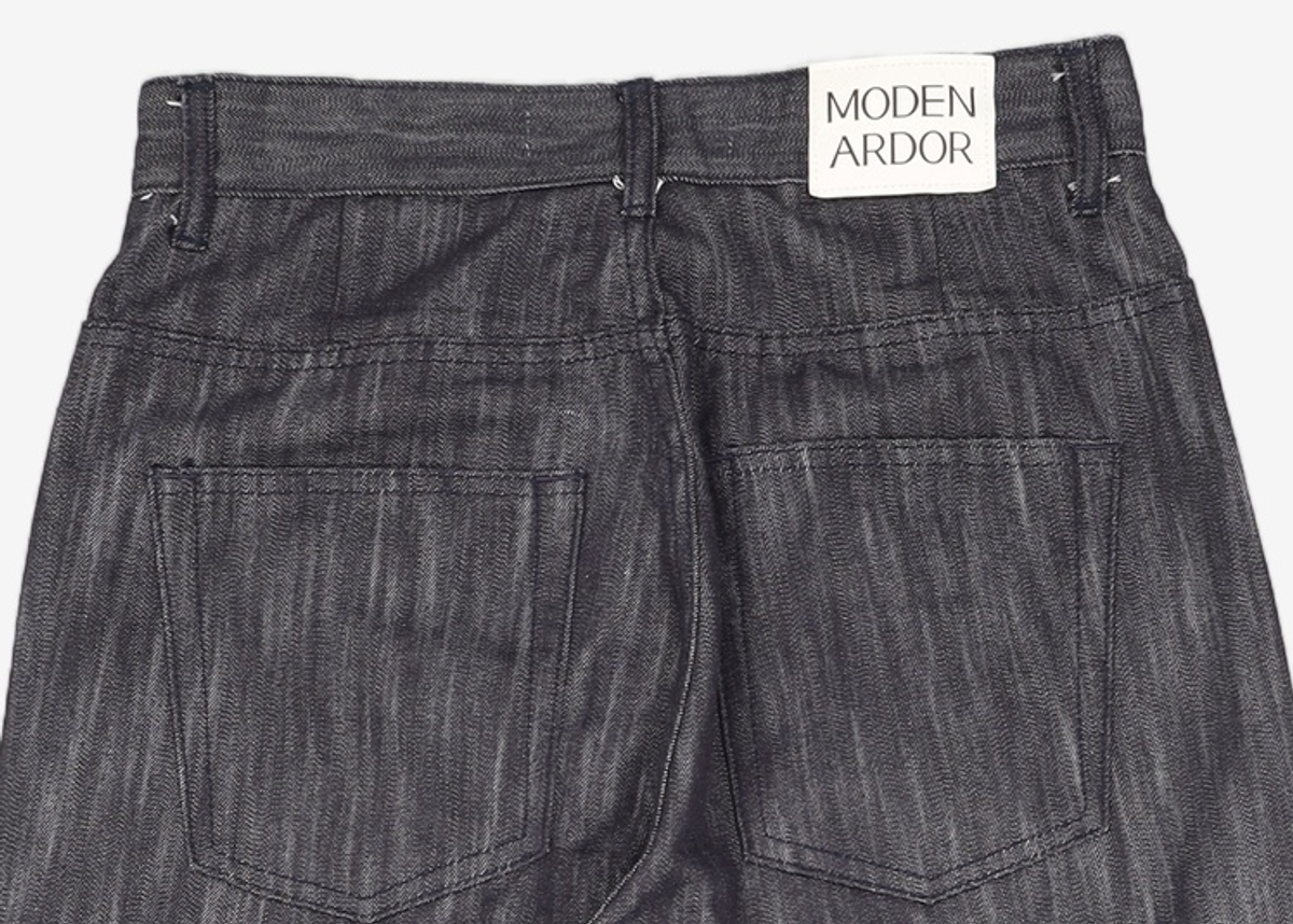 모덴아르더(MODEN ARDOR) 레인 와이드 벌룬 데님 팬츠 28