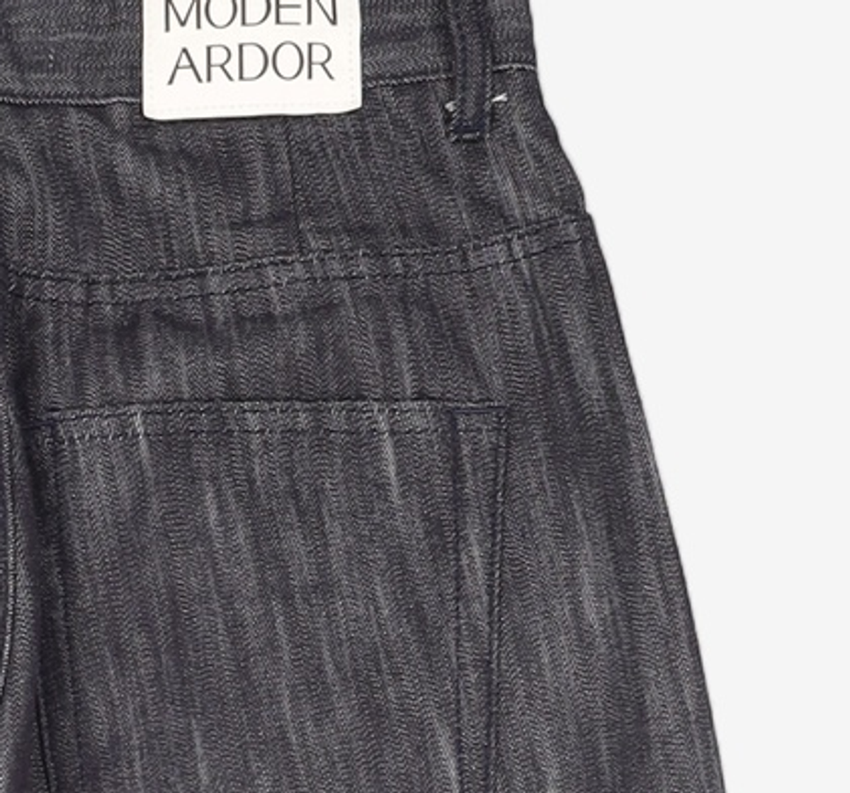 모덴아르더(MODEN ARDOR) 레인 와이드 벌룬 데님 팬츠 28