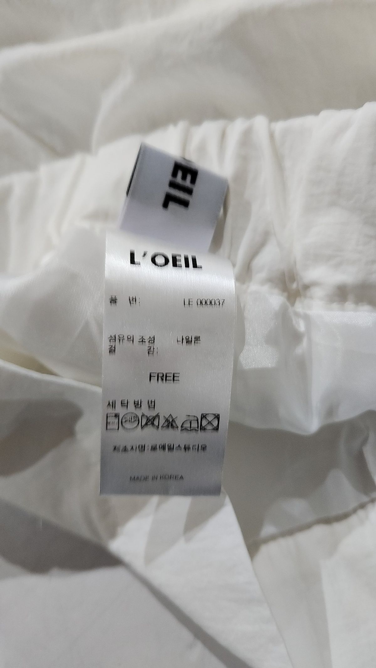 로에일(LOEIL) 기타 바지 FREE