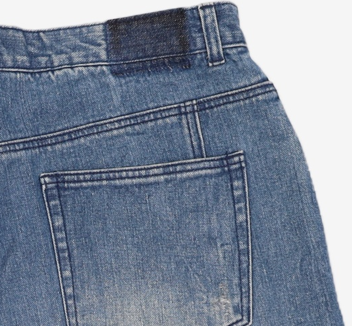 일꼬르소(IL CORSO) 워시드 버뮤다 데님 반바지 블루 IEPA4E404B2 XL