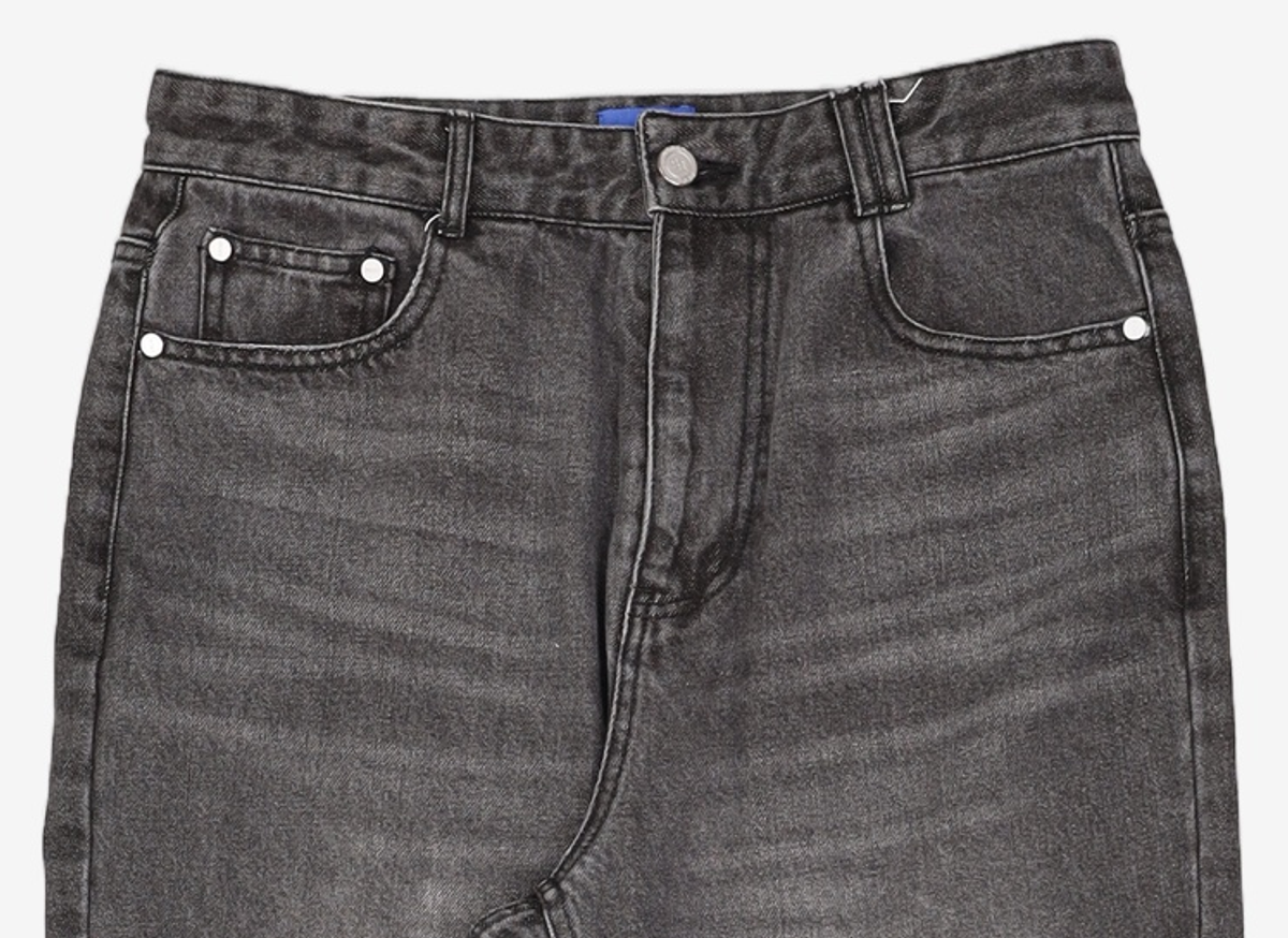 데케트(DECET) Loose Flared Jeans DCPT066Black 30