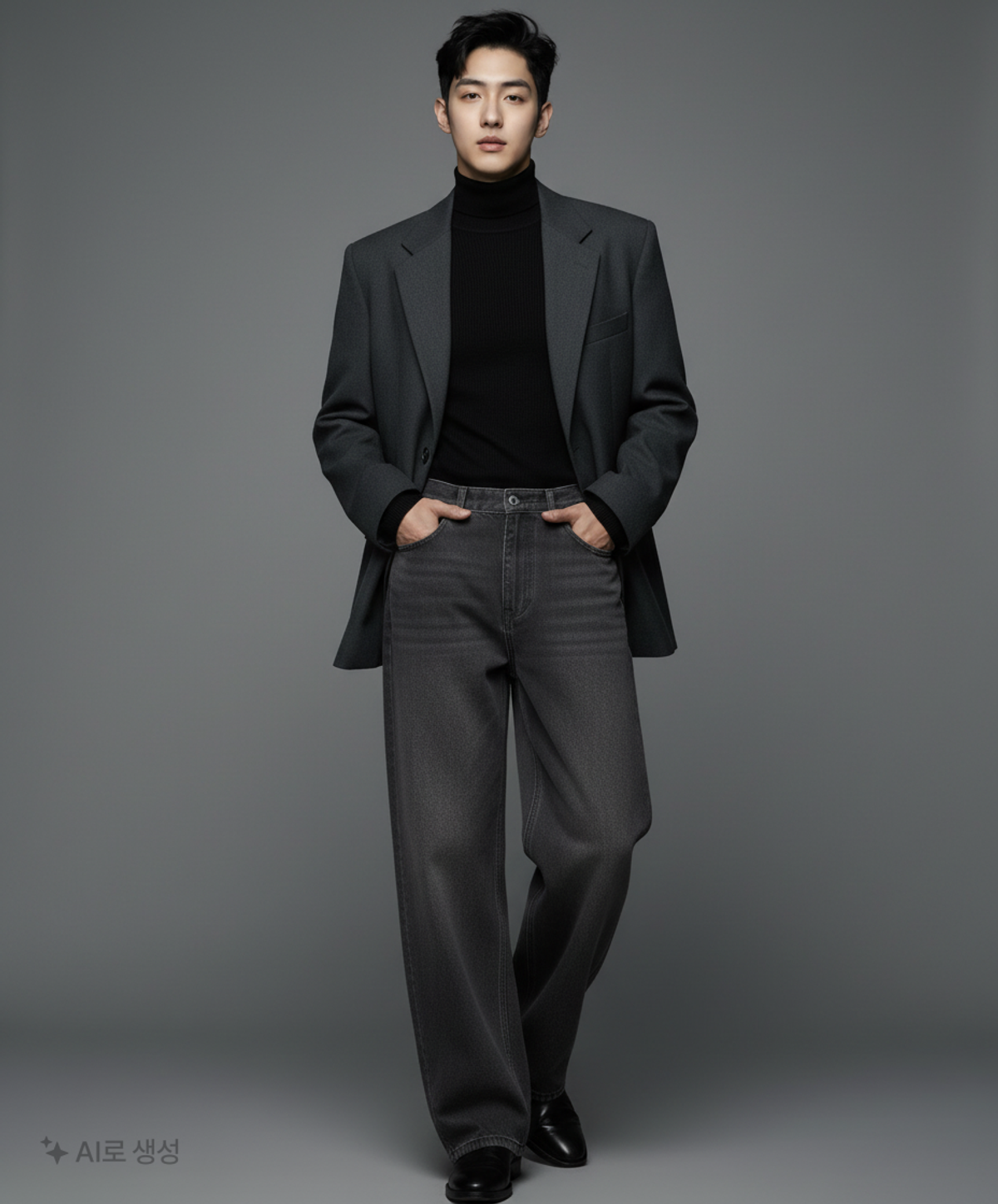 레더리(LEATHERY) 청/데님 팬츠 M