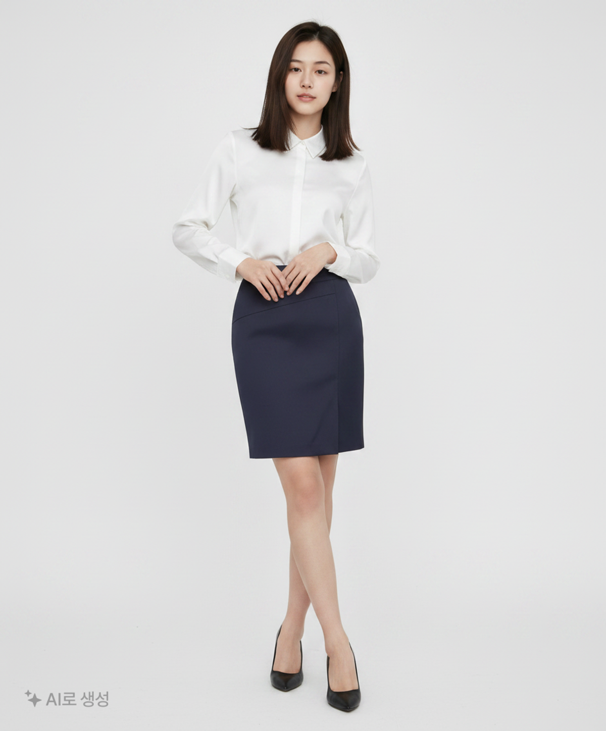 리스트(LIST) 미디스커트 55