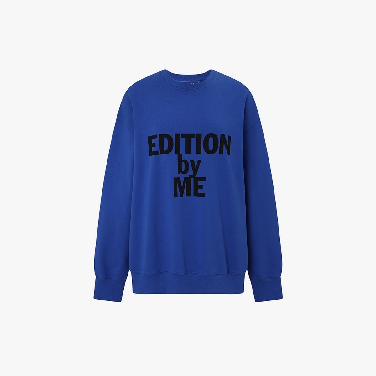 이비엠(EBM) 레터링 루즈핏 맨투맨 EMQ2WTS700