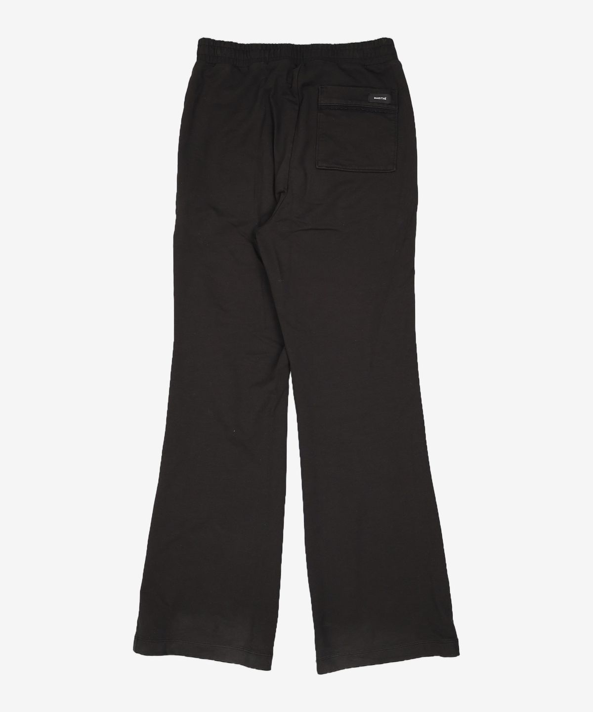 마리떼 프랑소와 저버(MARITHÉ + FRANҪOIS GIRBAUD) W LACE POINT BOOTS CUT SWEAT PANTS black S