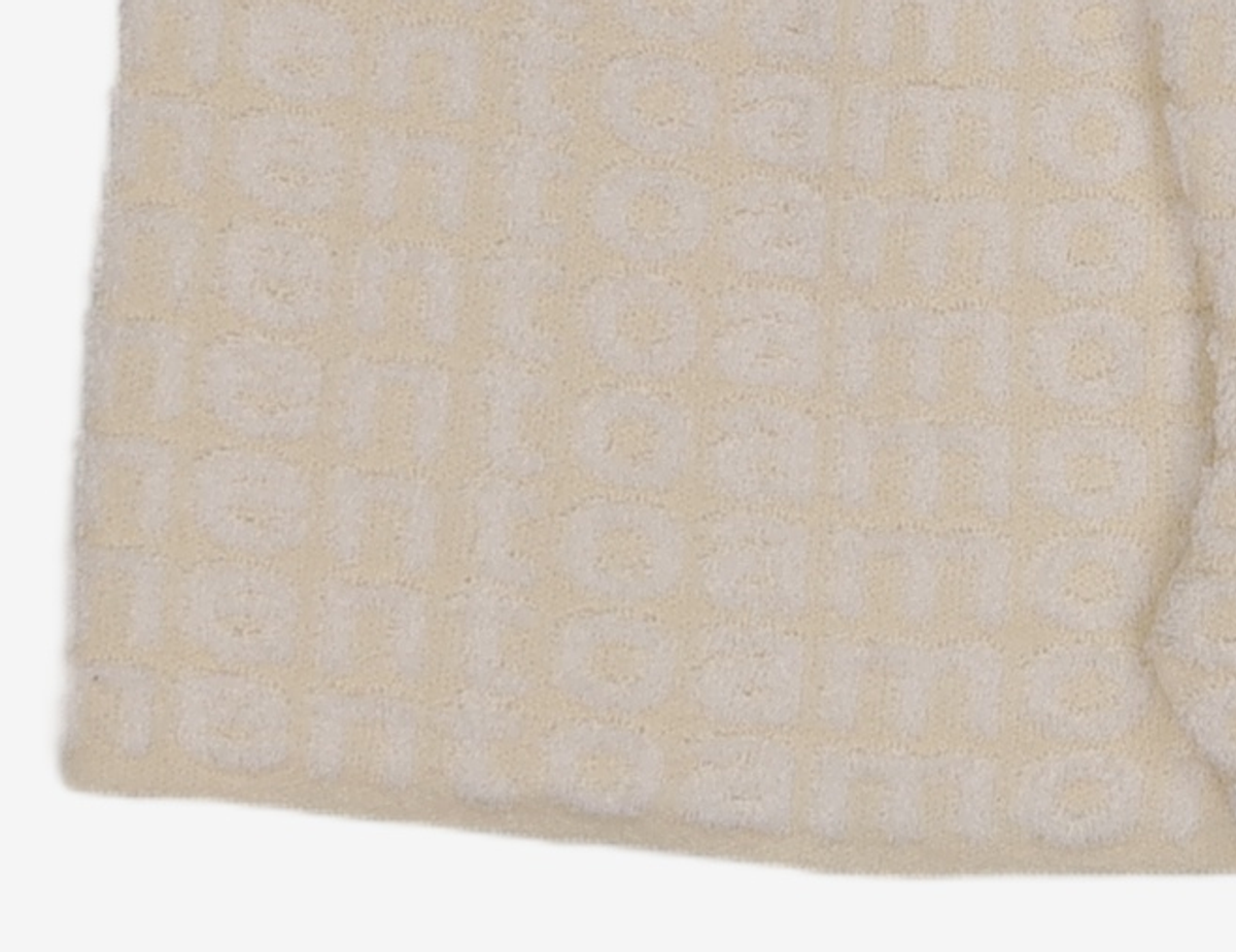 아모멘토(AMOMENTO) BOUCLE LOGO SHORTS_CREAM 0