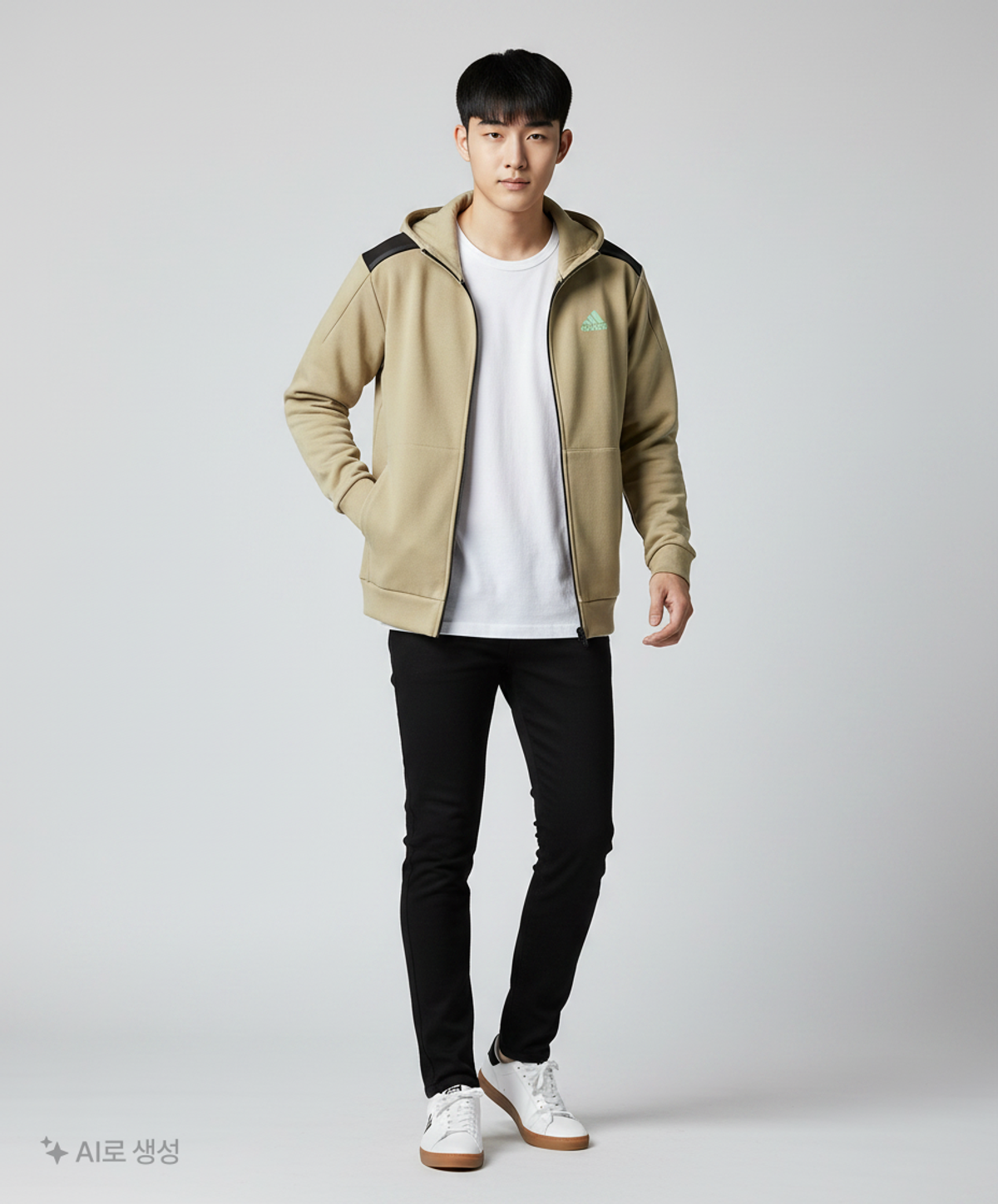 아디다스(ADIDAS) 후드 집업 XXL