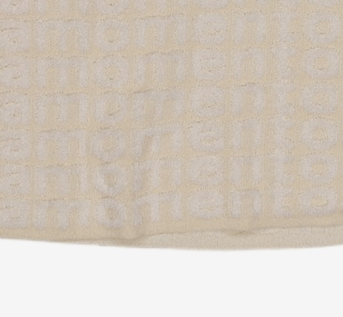 아모멘토(AMOMENTO) BOUCLE LOGO TOP_CREAM 0