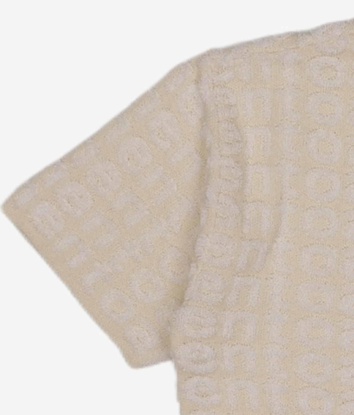 아모멘토(AMOMENTO) BOUCLE LOGO TOP_CREAM 0