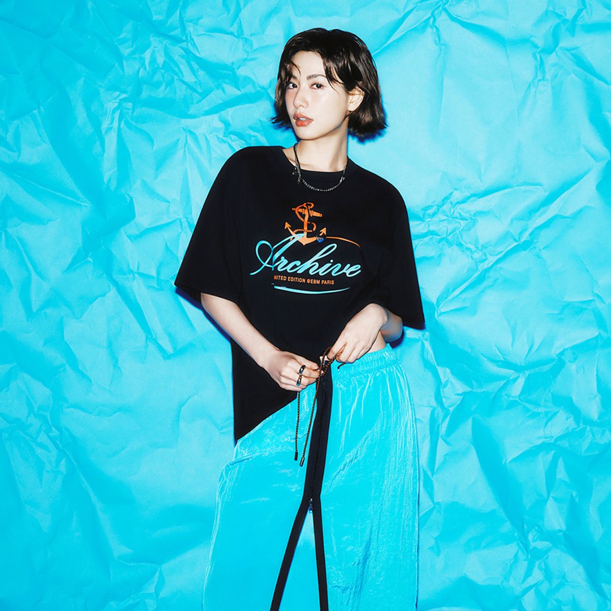 이비엠(EBM) 아카이브 하트 스트링 네크리스 EMQ4ANL020