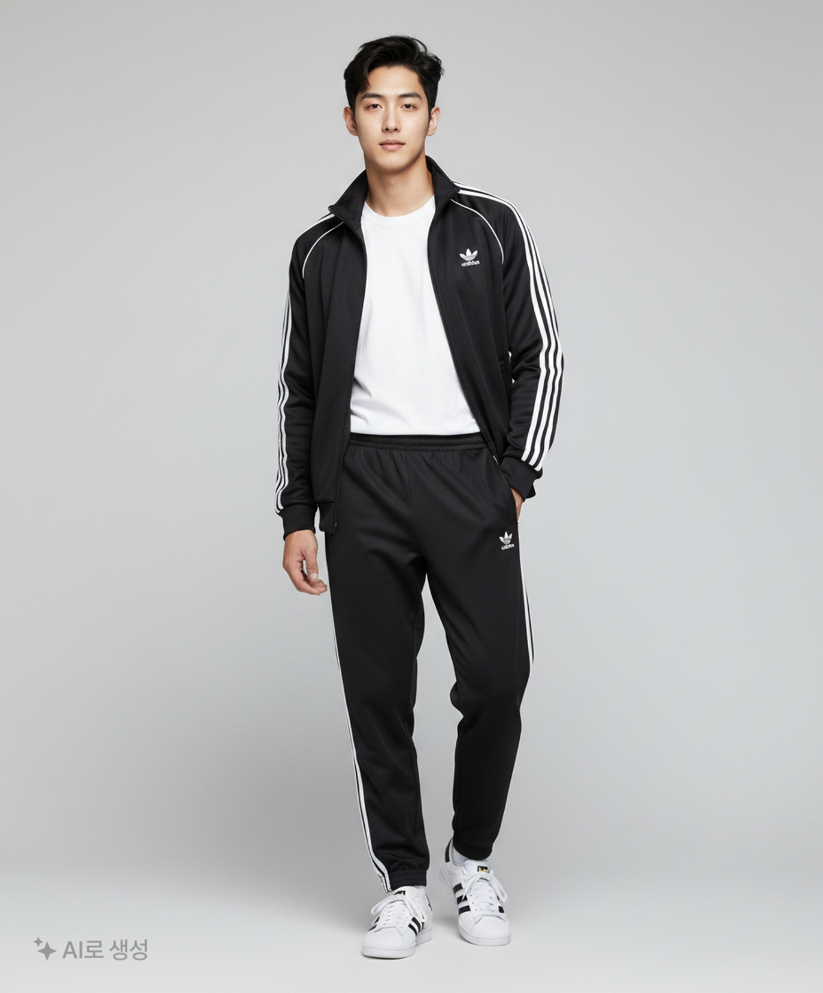 아디다스(ADIDAS) 락업 트랙팬츠 - 블랙 / ED7542 S