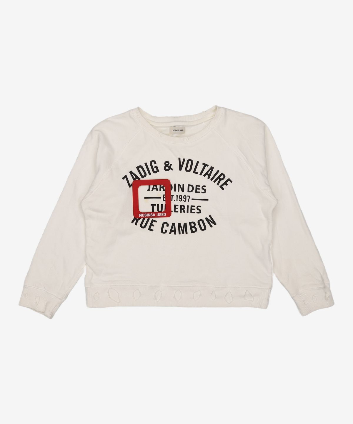 쟈딕 앤 볼테르(ZADIG & VOLTAIRE) 맨투맨/스웨트셔츠 XS