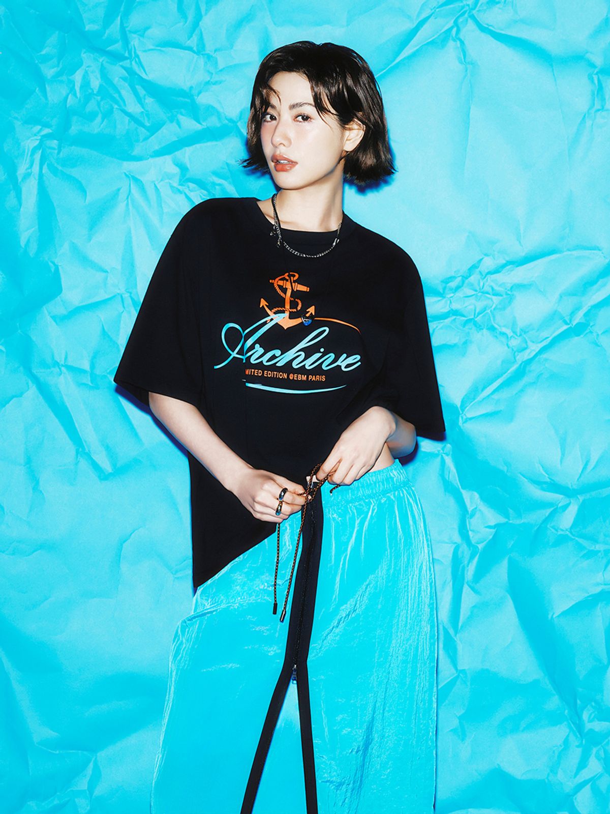 이비엠(EBM) 캐주얼 아트워크 티셔츠 EMQ6WTS050