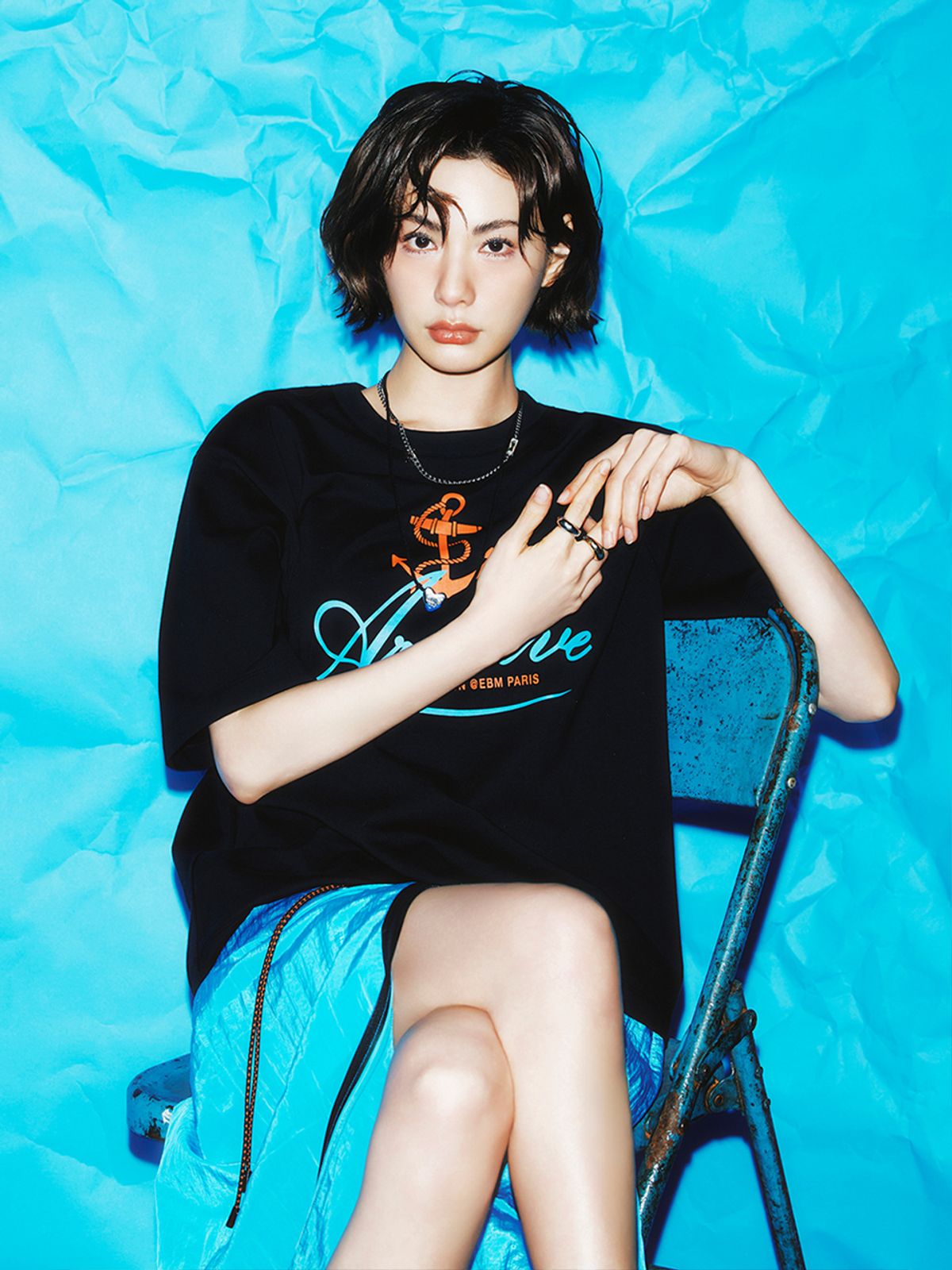 이비엠(EBM) 캐주얼 아트워크 티셔츠 EMQ6WTS050