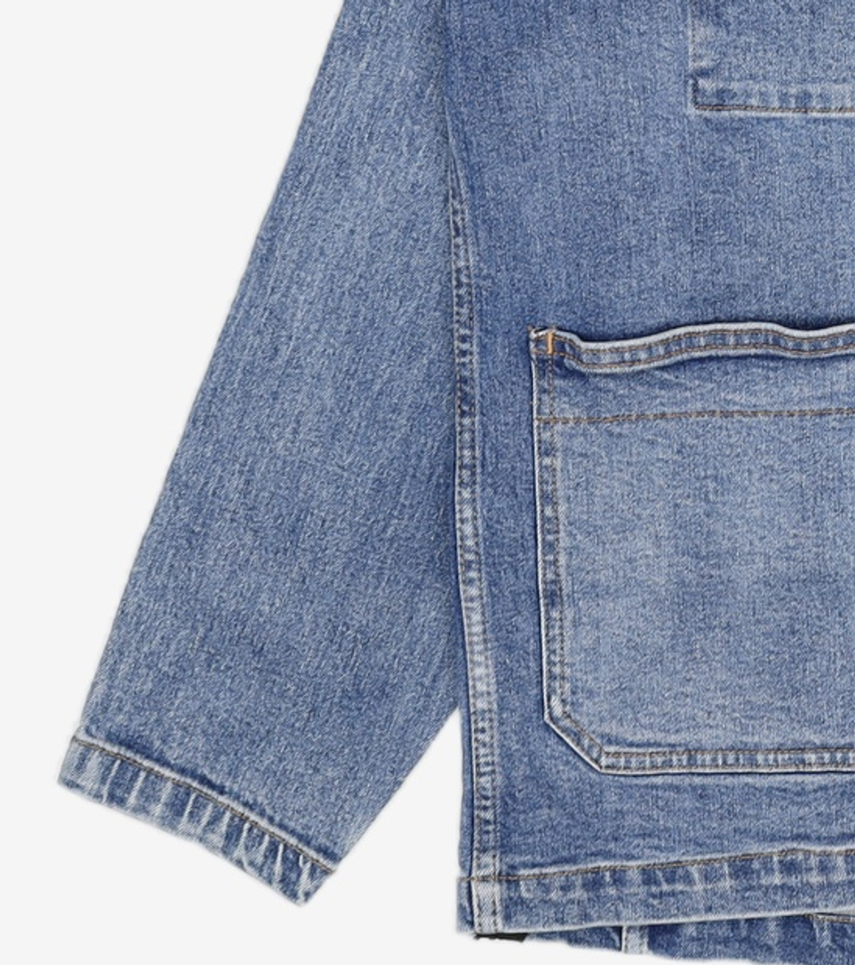 헤지스(HAZZYS) [HAZZYS X DENHAM] 중청 워싱 Italy fabric 초어 자켓 HZSH2D272N3 M