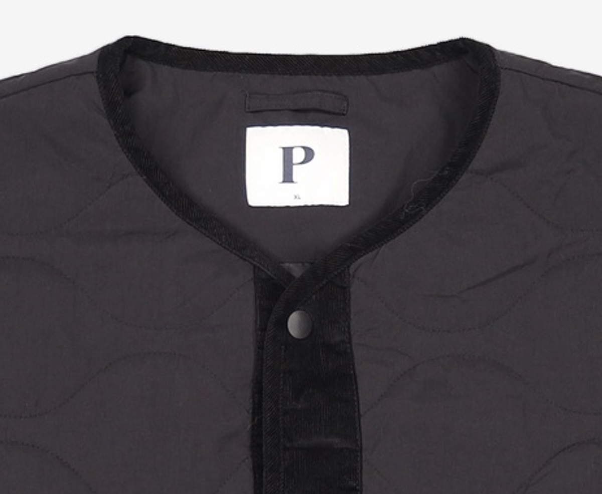폴햄(POLHAM) 남성) 가로항아리퀼팅 배색 경량 점퍼_PHE4JP1350BK XL