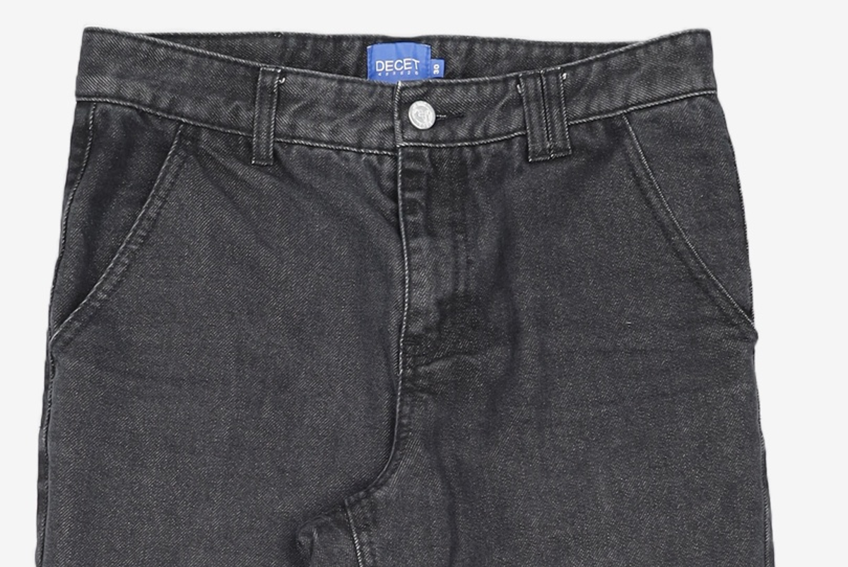데케트(DECET) Dawn Semi Flared Jeans DCPT044BlackA 30