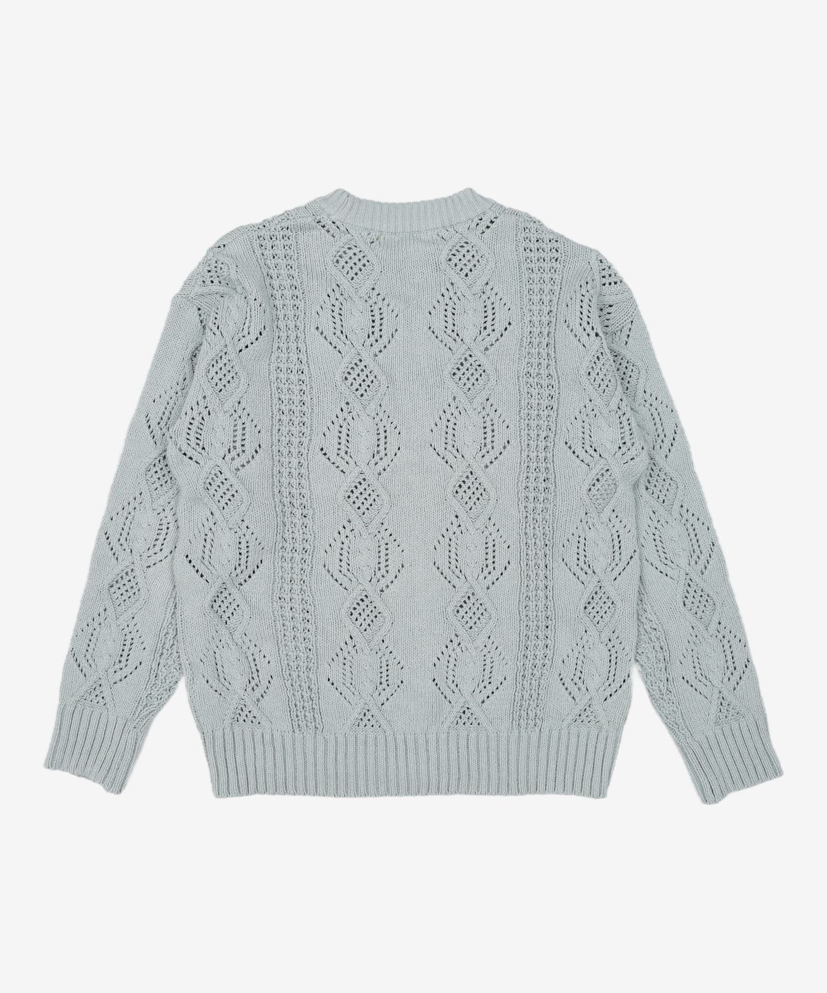 메인부스(MAINBOOTH) Neutral Punching Sweater(CLOUD BLUE) L