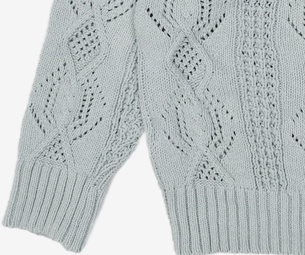 메인부스(MAINBOOTH) Neutral Punching Sweater(CLOUD BLUE) L